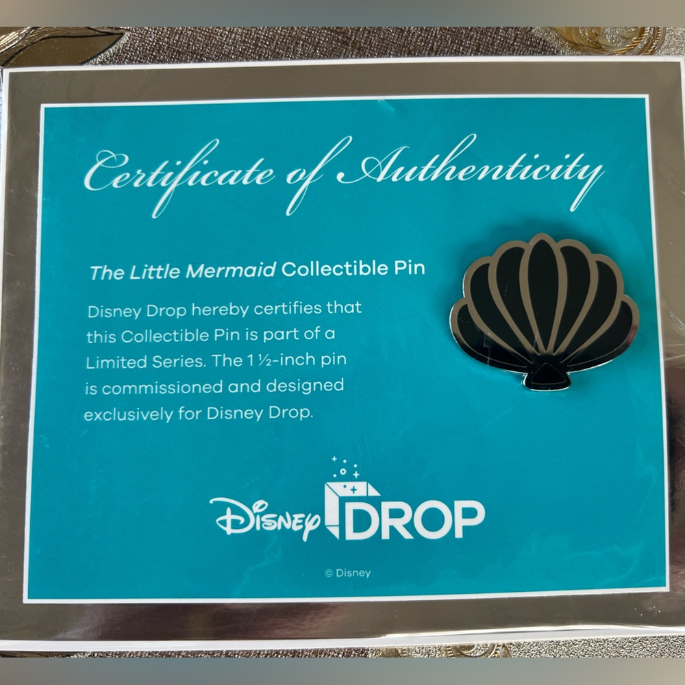 The Little Mermaid Collectible Pin Disney Drop Limited Series Brand New Sealed